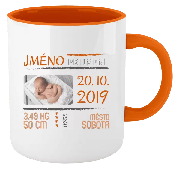 Hrnek Narození miminka 01
