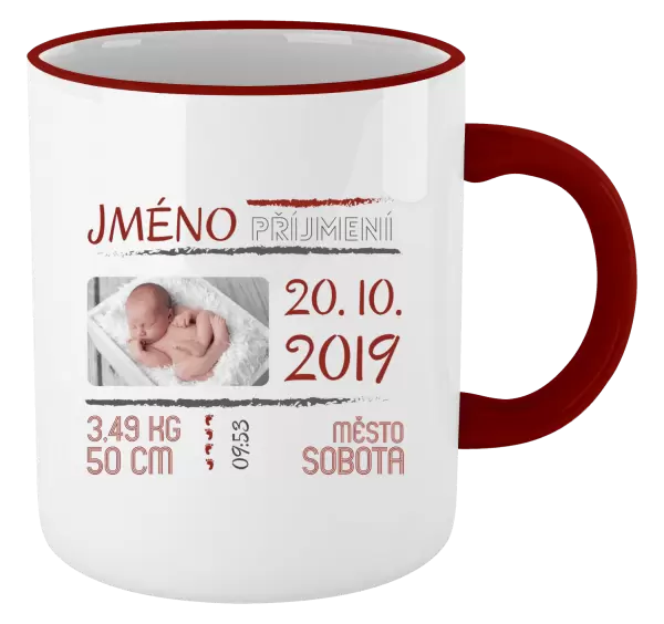 Hrnek Narození miminka 01