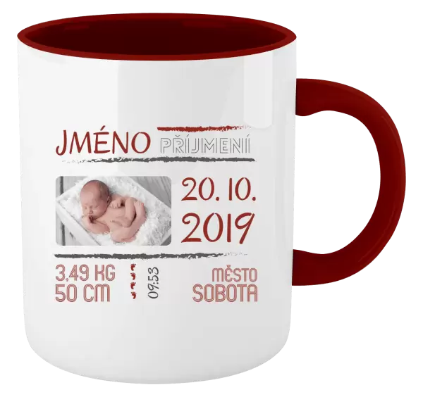 Hrnek Narození miminka 01