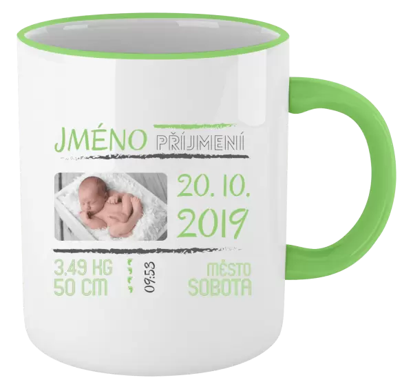 Hrnek Narození miminka 01