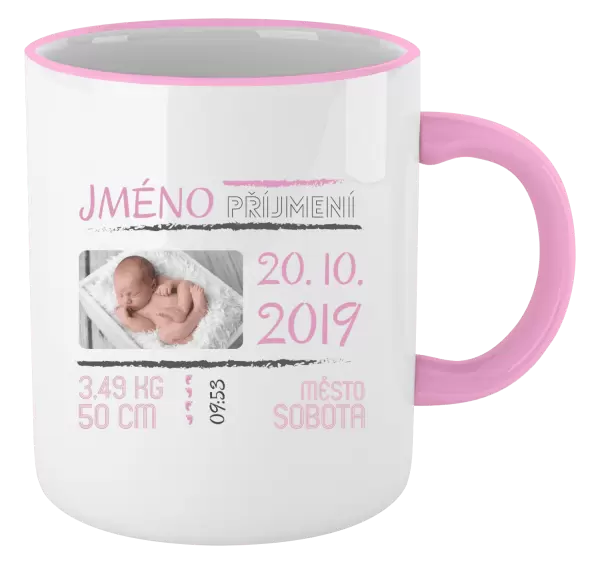 Hrnek Narození miminka 01