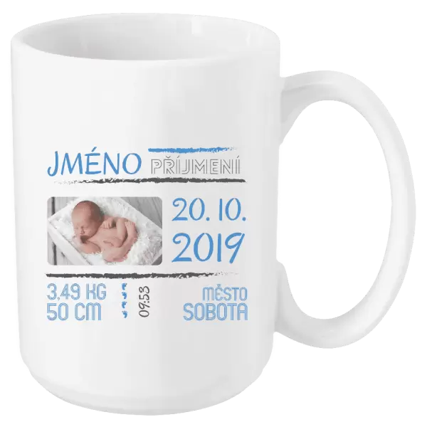 Hrnek Narození miminka 01