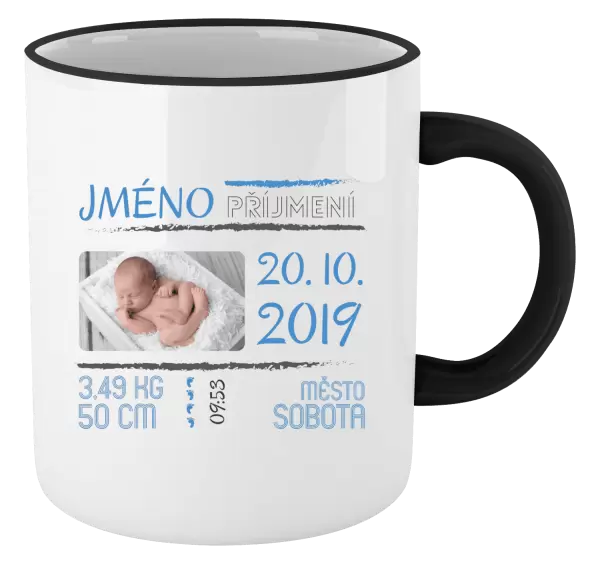 Hrnek Narození miminka 01