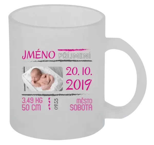 Hrnek Narození miminka 01
