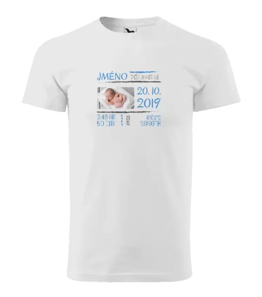 Pánské tričko Narození miminka 01
