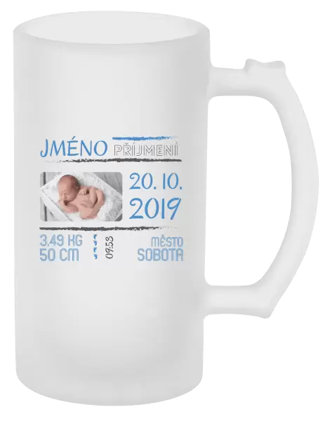 Půllitr Narození miminka 01