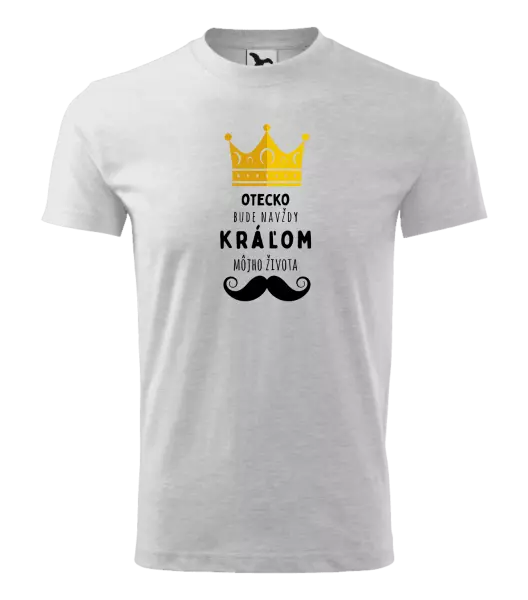 Detské tričko Otecko bude navždy kráľom môjho života