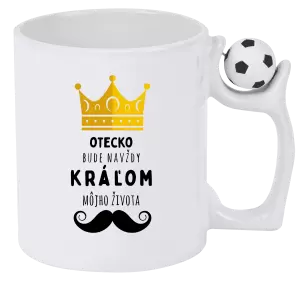 Hrnček Otecko bude navždy kráľom môjho života