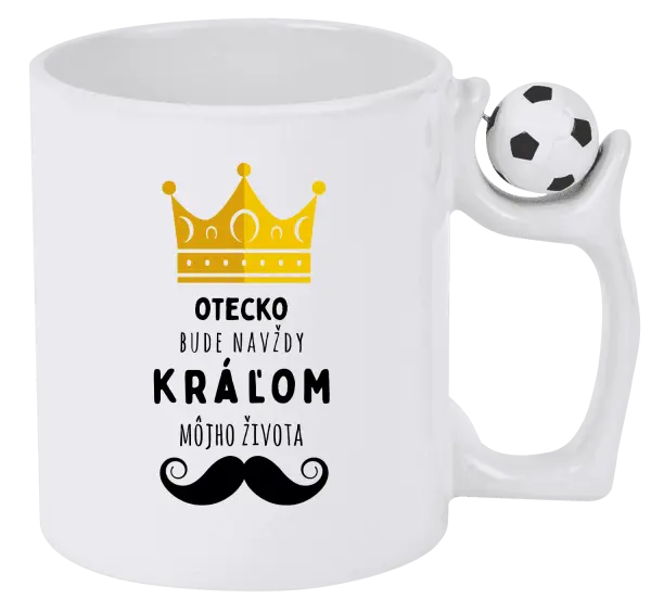 Hrnček Otecko bude navždy kráľom môjho života