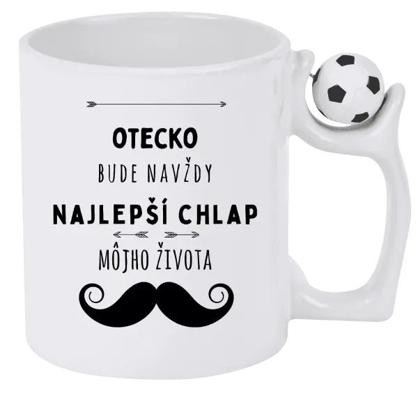 Hrnček Otecko bude navždy najlepší chlap môjho života