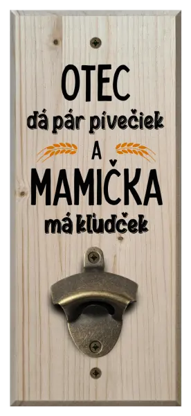 Nástěnný otvírák