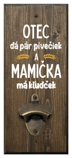 Nástěnný otvírák 