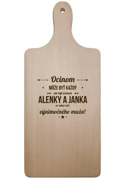 Doštička Ocinom môže byť každý s menami