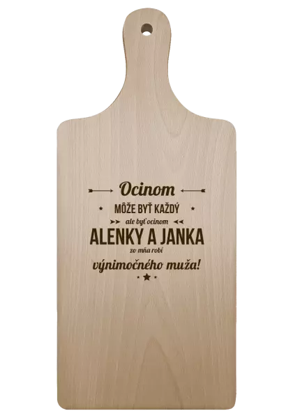 Doštička Ocinom môže byť každý s menami