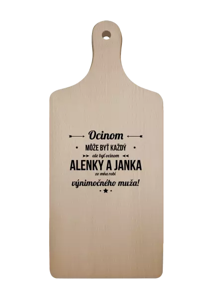 Doštička Ocinom môže byť každý s menami