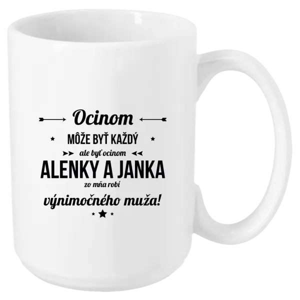 Hrnček Ocinom môže byť každý s menami