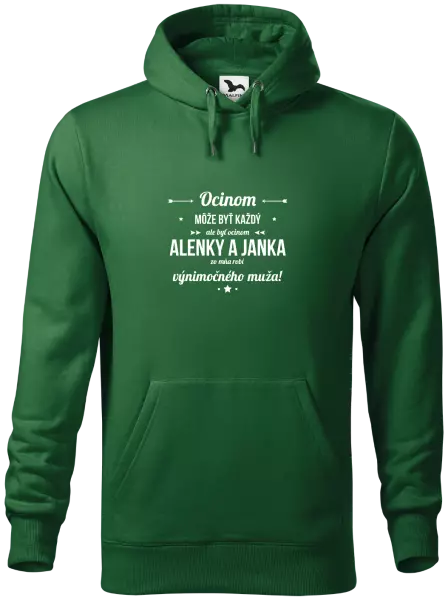 Pánska mikina Ocinom môže byť každý s menami