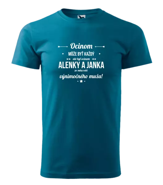 Pánske tričko Ocinom môže byť každý s menami