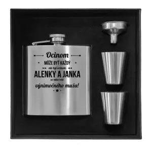 Ploskačka v krabičke Ocinom môže byť každý s menami