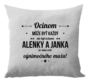 Vankúš Ocinom môže byť každý s menami