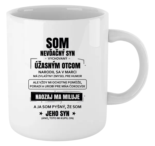 Hrnček Otcov nevďačný syn