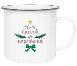 Vianočná plecháčik Tento darček nič neprekoná