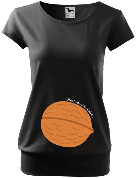 Tehotenské tričko Toto bude ešte oriešok