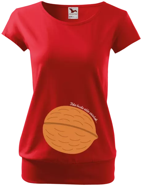 Tehotenské tričko Toto bude ešte oriešok