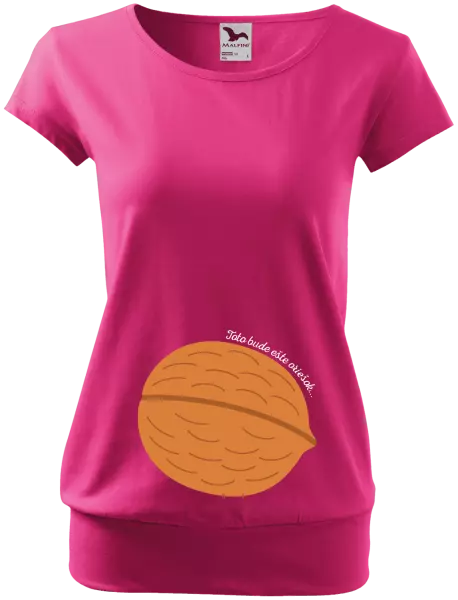 Tehotenské tričko Toto bude ešte oriešok