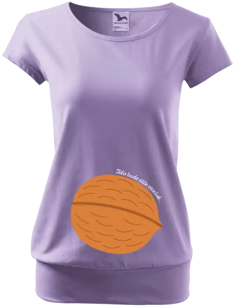 Tehotenské tričko Toto bude ešte oriešok