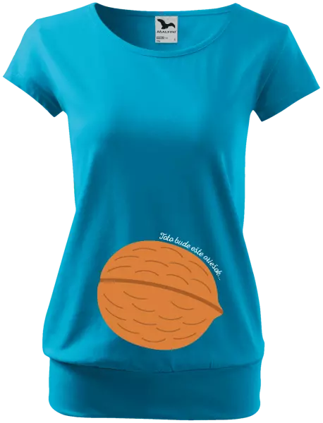 Tehotenské tričko Toto bude ešte oriešok