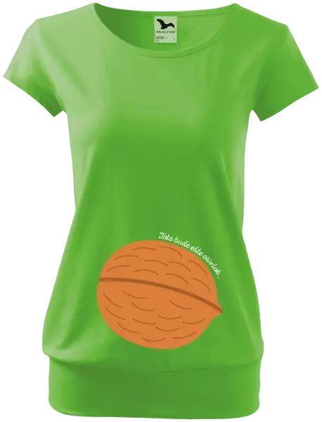 Tehotenské tričko Toto bude ešte oriešok