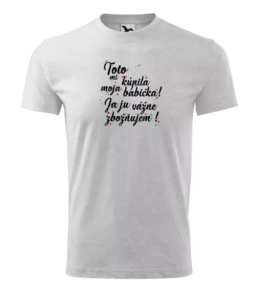 Detské tričko Toto mi kúpila moja babička