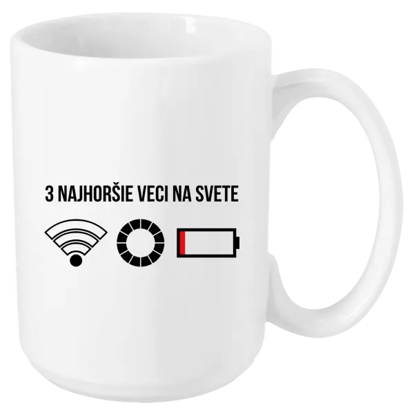 Hrnček Tri najhoršie veci na svete