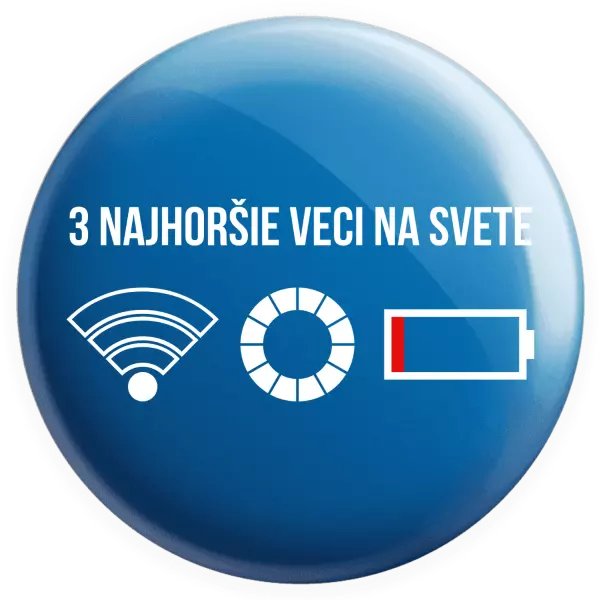 Placka Tri najhoršie veci na svete