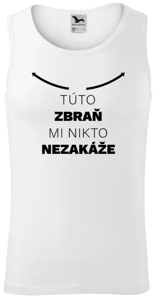 Pánske tielko Túto zbraň mi nikto nezakáže