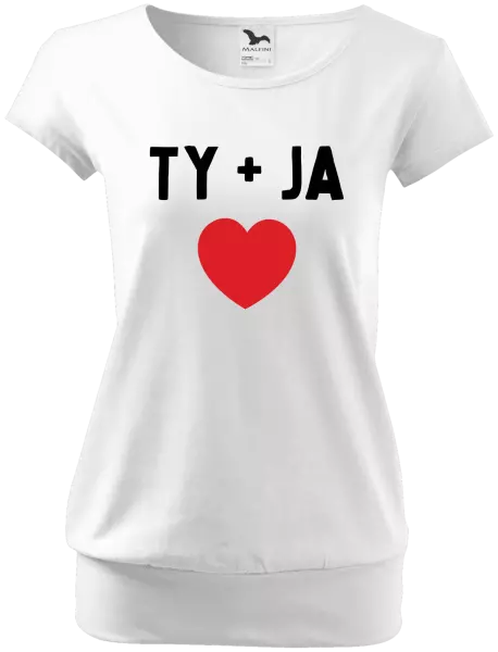 Dámske tričko TY + JA