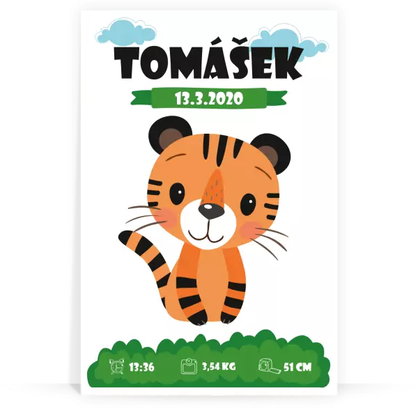 PVC doska Tigrík