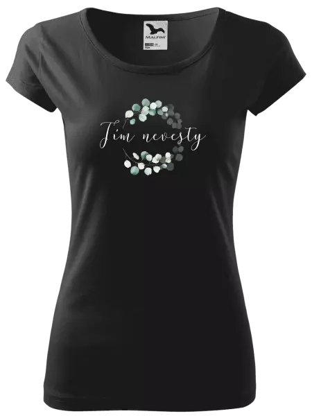 Dámske tričko Tím nevesty - eukalyptus