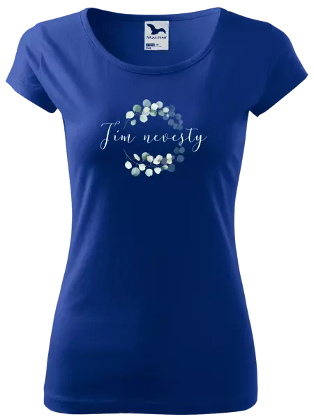 Dámske tričko Tím nevesty - eukalyptus