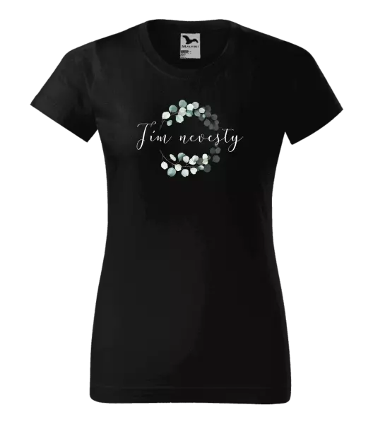 Dámske tričko Tím nevesty - eukalyptus