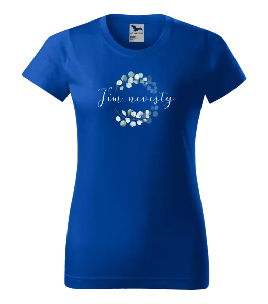 Dámske tričko Tím nevesty - eukalyptus