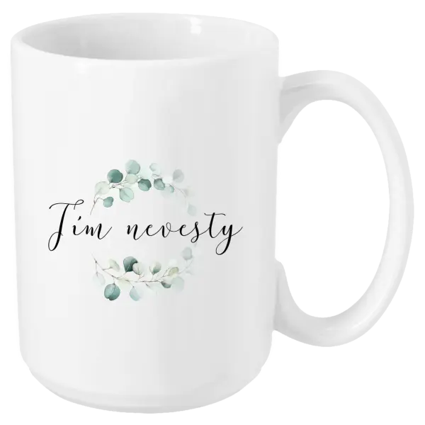 Hrnček Tím nevesty - eukalyptus