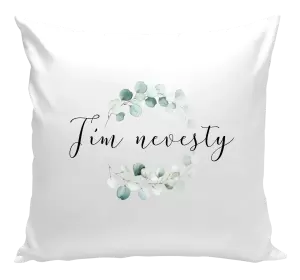 Vankúš Tím nevesty - eukalyptus