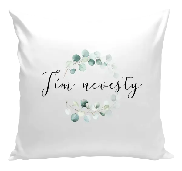 Vankúš Tím nevesty - eukalyptus