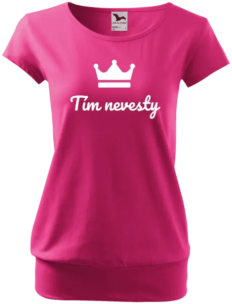 Dámske tričko Tím nevesty - korunka 