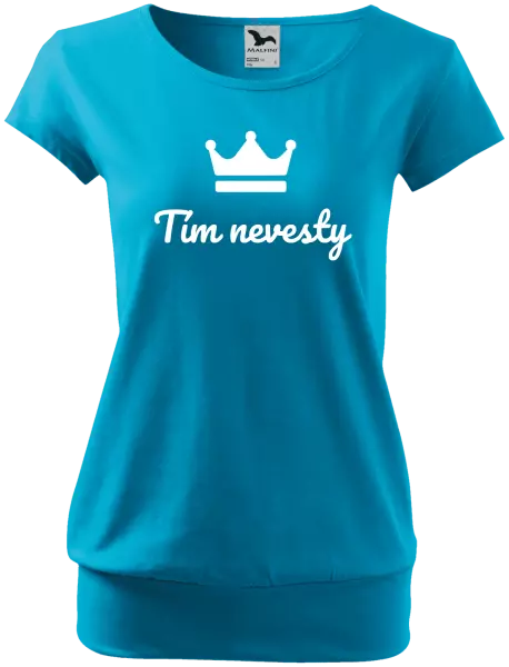 Dámske tričko Tím nevesty - korunka 