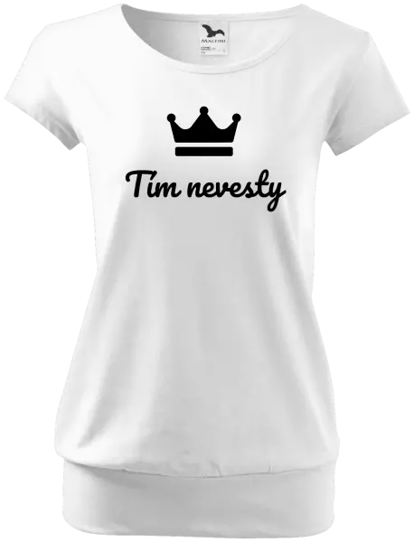 Dámske tričko Tím nevesty - korunka 