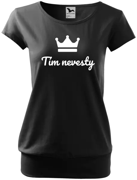 Dámske tričko Tím nevesty - korunka 