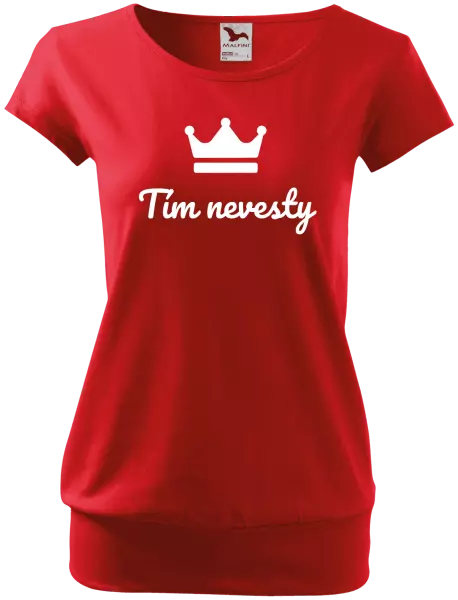 Dámske tričko Tím nevesty - korunka 
